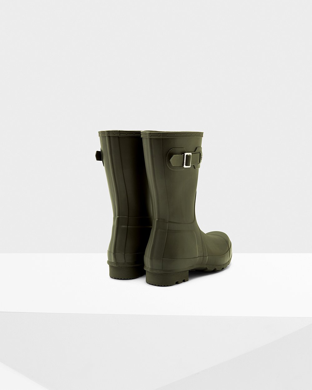 Botas De Cortas Original Hunter Hombre - Verde Oscuro Oliva - 967450ZFX